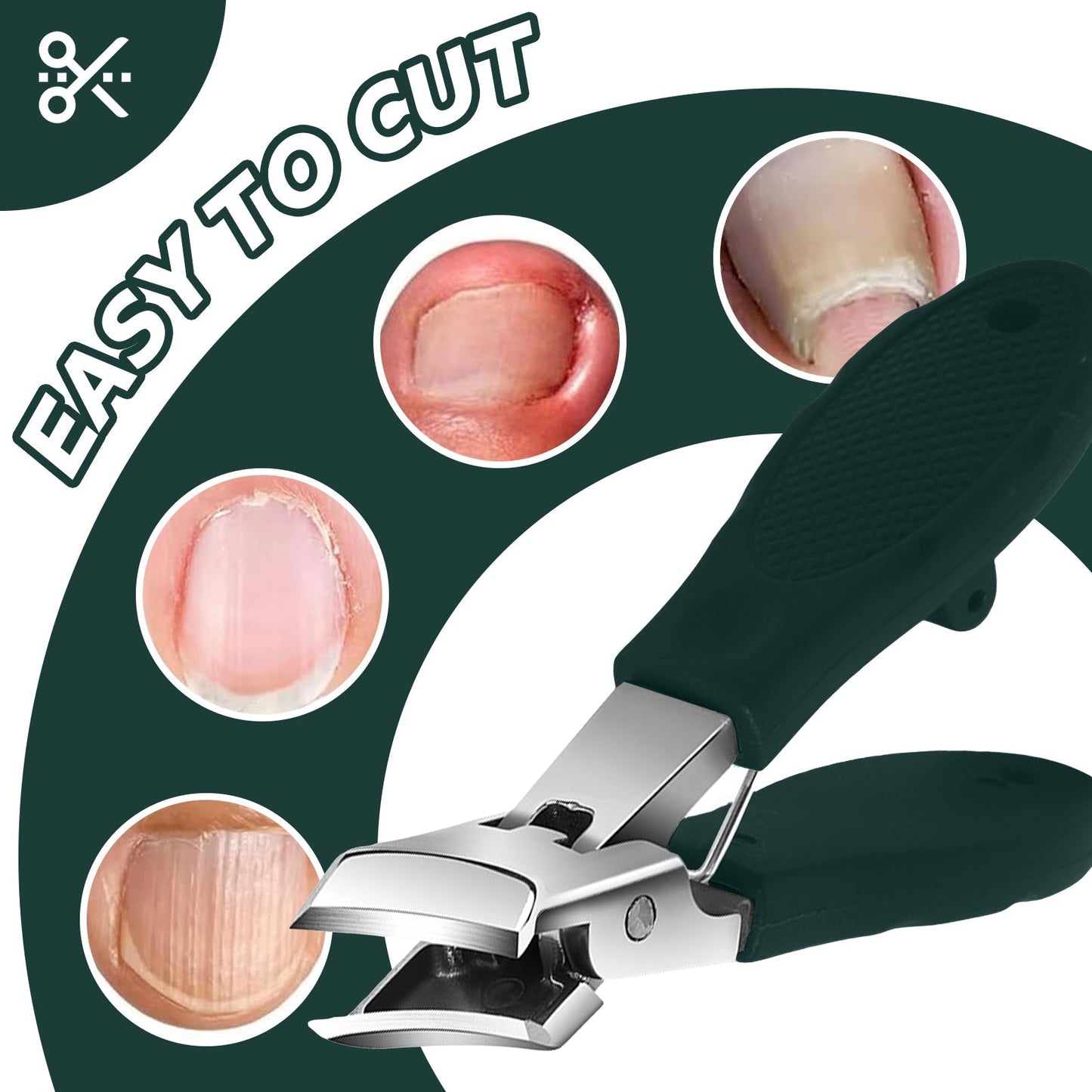 Schräger Präzisions-Nagelschneider ✨ | Pediküre & Maniküre für dicke Fußnägel 🦶