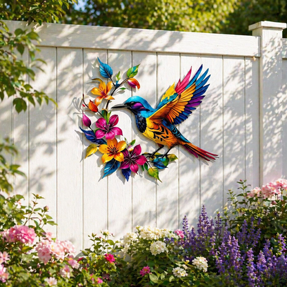 Verschönern Sie Ihren Garten mit diesem farbenfrohen Kolibri der sturmfest an jeder Wand erstrahlt 🌸