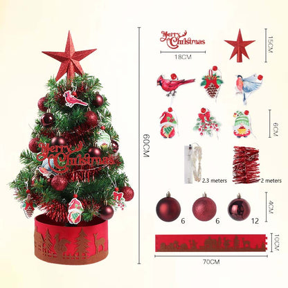 💥 48% VOR-WEIHNACHTS-AKTION! 🎁 | DIY Mini Baum (60 cm) 🎄 | LED & In vielen Farben erhältlich ✨