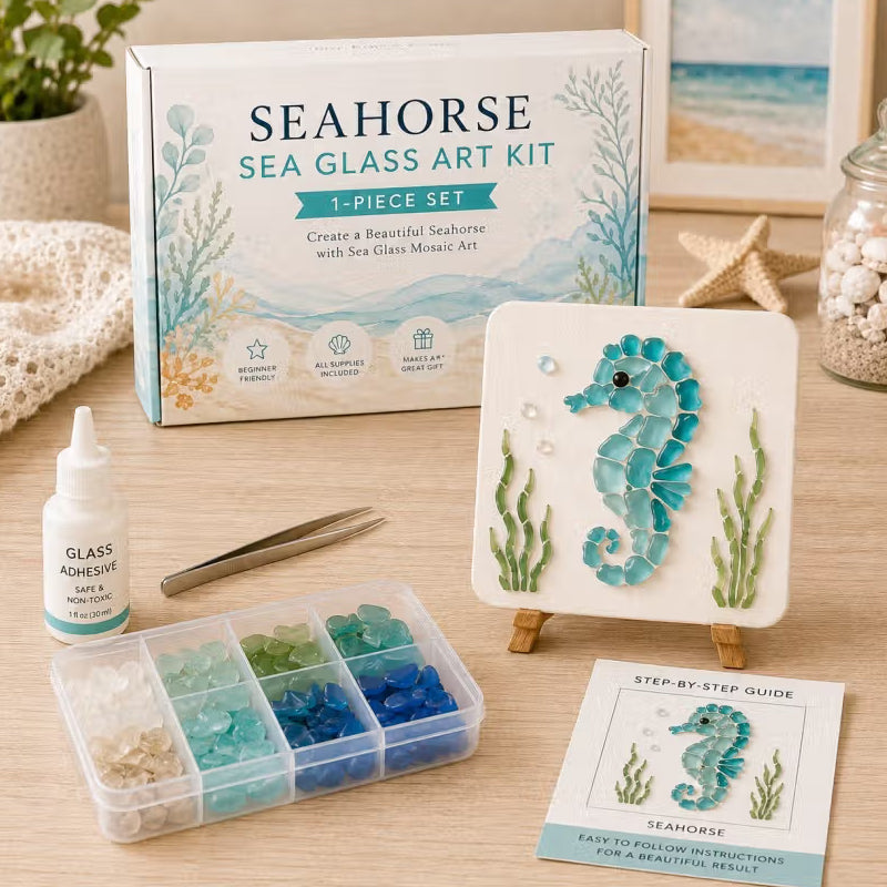 Hol dir die beruhigende Meeresbrise nach Hause 🌊 DIY Meerglas-Kunstset