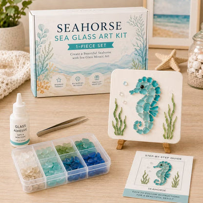 Hol dir die beruhigende Meeresbrise nach Hause 🌊 DIY Meerglas-Kunstset