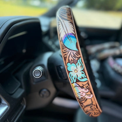 Retro-Western-Cowboy-Auto-Universal-Lenkradbezug