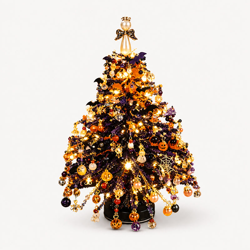 🎄 Zaubere Weihnachtsglanz ins Haus: Komplettes DIY Perlen-Weihnachtsbaum Set ✨ (Mit Engelspitze)