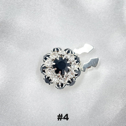Blumen-Diamant-Ärmelknöpfe