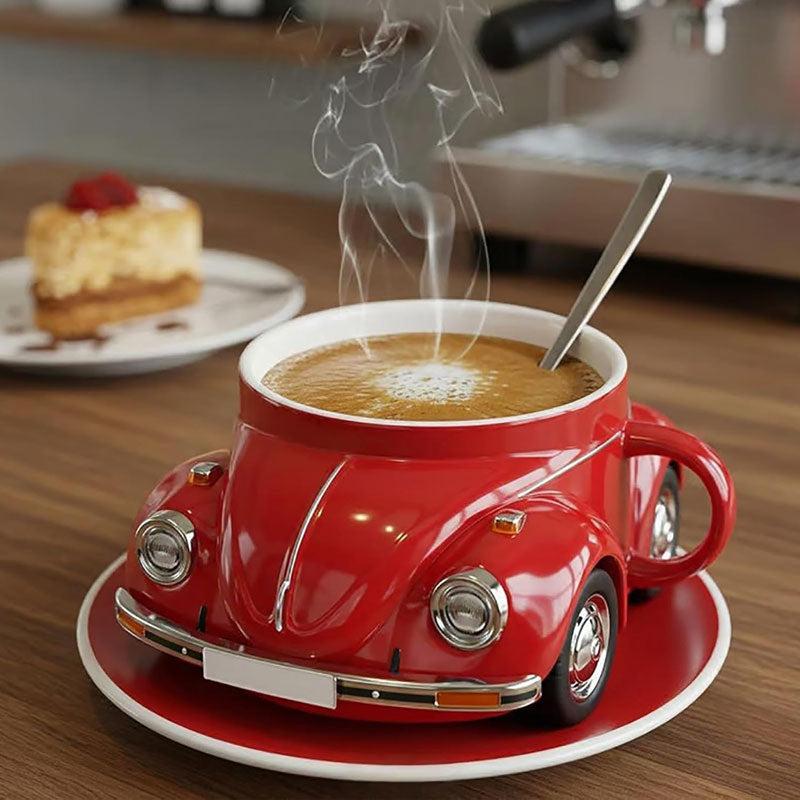 Nostalgische Käfer Kaffeetasse