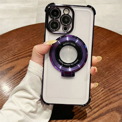 Magnetische Linsen-Telefonschutzhülle mit Ständer