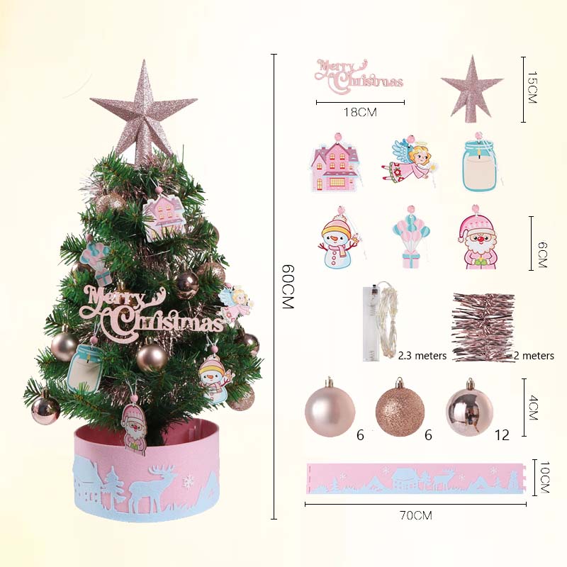 💥 48% VOR-WEIHNACHTS-AKTION! 🎁 | DIY Mini Baum (60 cm) 🎄 | LED & In vielen Farben erhältlich ✨