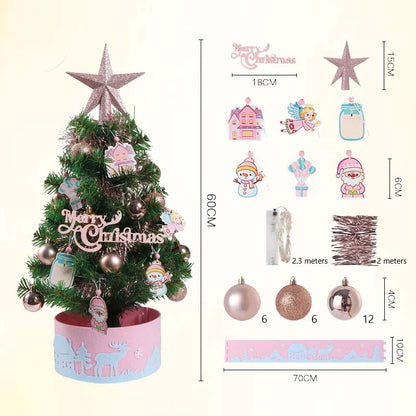 💥 48% VOR-WEIHNACHTS-AKTION! 🎁 | DIY Mini Baum (60 cm) 🎄 | LED & In vielen Farben erhältlich ✨