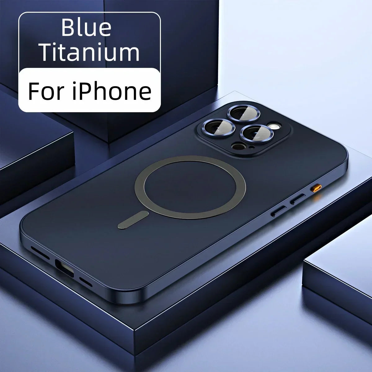 Einfache magnetische Telefonhülle aus Metall für das iPhone