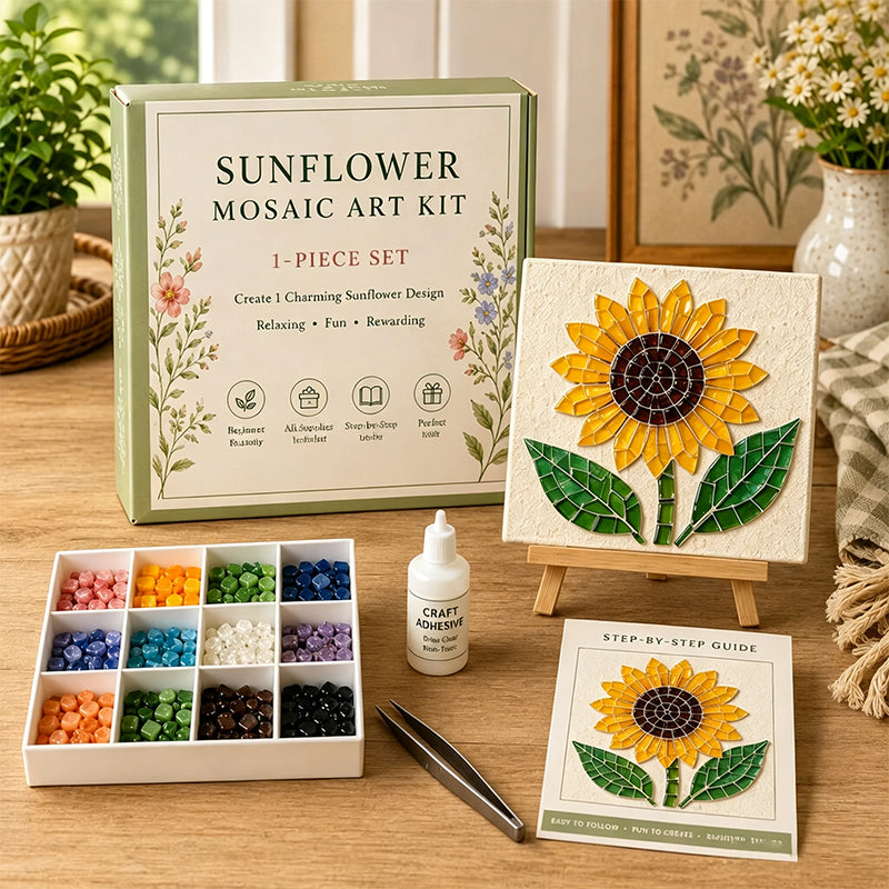 🌻🏡 Erschaffe dein Meisterwerk: DIY Gießkannen-Mosaik Art ✨