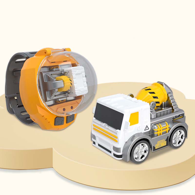 Bagger Spielzeug Uhr 🚜 | Mini Ferngesteuertes Auto mit Watch Controller | Geschenk für Kinder ab 3 Jahren 🎁