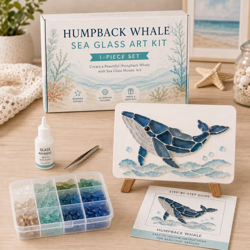 Hol dir die beruhigende Meeresbrise nach Hause 🌊 DIY Meerglas-Kunstset