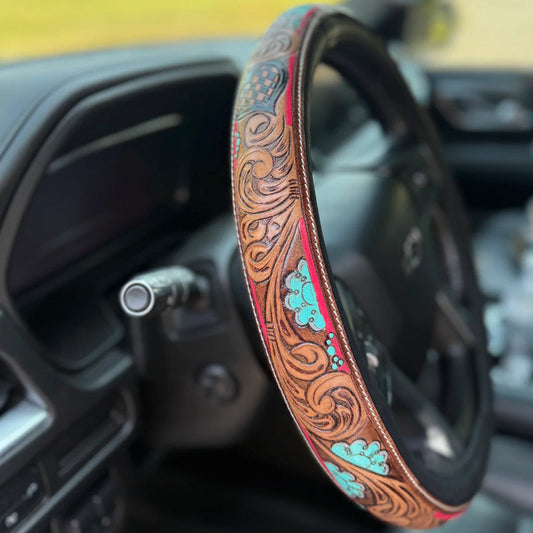 Retro-Western-Cowboy-Auto-Universal-Lenkradbezug
