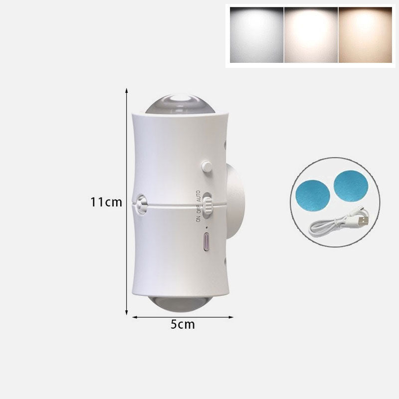 💡 Magnetische Aufladbare Doppel-Wandleuchte | Intelligente & Energieeffiziente Haushaltsbeleuchtung
