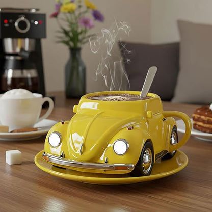 Nostalgische Käfer Kaffeetasse