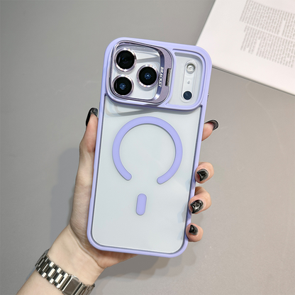 📱 2-in-1 Magnetic Case: Stoßfest mit Flip-Objektivschutz & Kickstand ✨