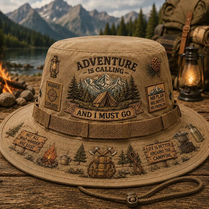 🏕️ "Adventure Is Calling" – Dein robuster Begleiter für unvergessliche Tage in der Natur 🌲