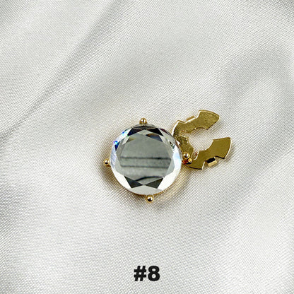 Blumen-Diamant-Ärmelknöpfe