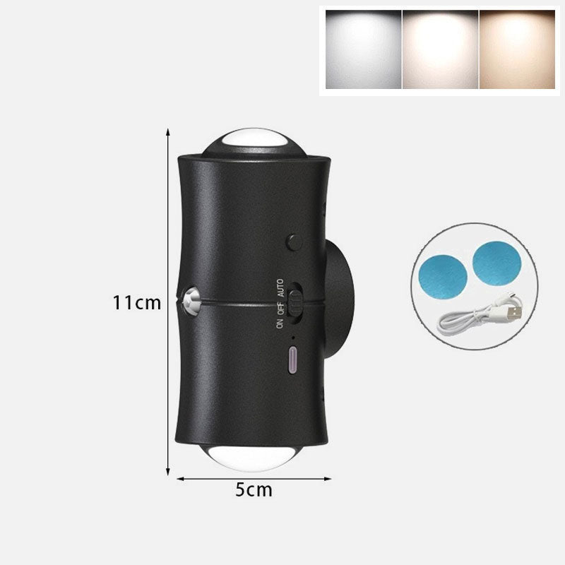 💡 Magnetische Aufladbare Doppel-Wandleuchte | Intelligente & Energieeffiziente Haushaltsbeleuchtung