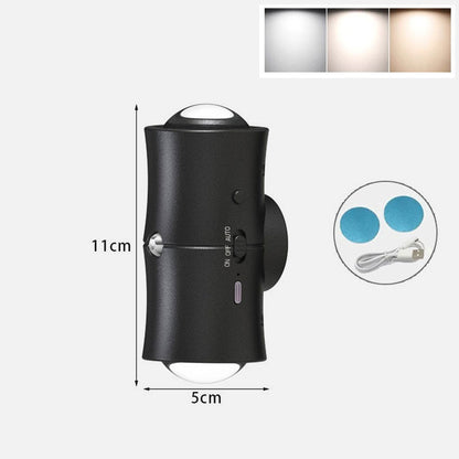 💡 Magnetische Aufladbare Doppel-Wandleuchte | Intelligente & Energieeffiziente Haushaltsbeleuchtung