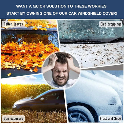 ❄️ Magnetische Auto-Schneeschutzabdeckung 🚗 | Nie wieder Eiskratzen!