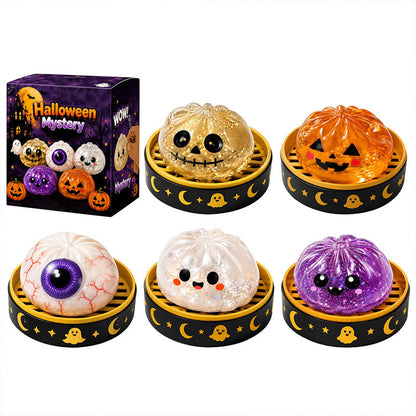 👻 Premium Halloween Knautschspielzeug — Wunschmodell wählen (Keine Blindbox)! 👁️