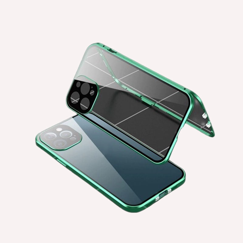 Doppelseitige magnetische Handyhülle mit Sichtschutz