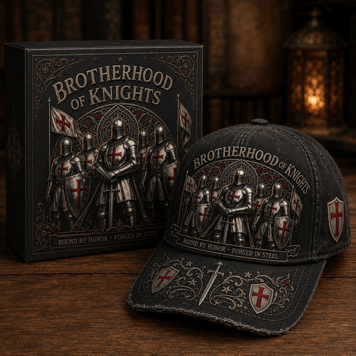 Wahre Werte Sterben Nie! ⚔️ Brotherhood of Knights Vintage Cap – Ein Symbol für Ehre, Mut & Unbrechbare Treue 🛡️🔥