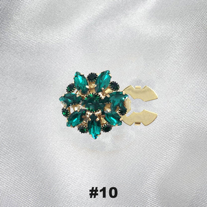 Blumen-Diamant-Ärmelknöpfe