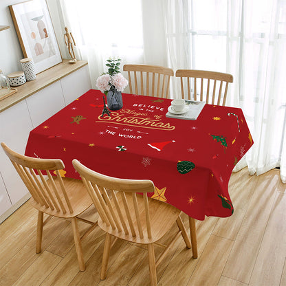 💥 40% VORWEIHNACHTS-SALE! 🎅 | Weihnachtstischdecke ✨ | Wasserabweisend & Festlich 🍽️