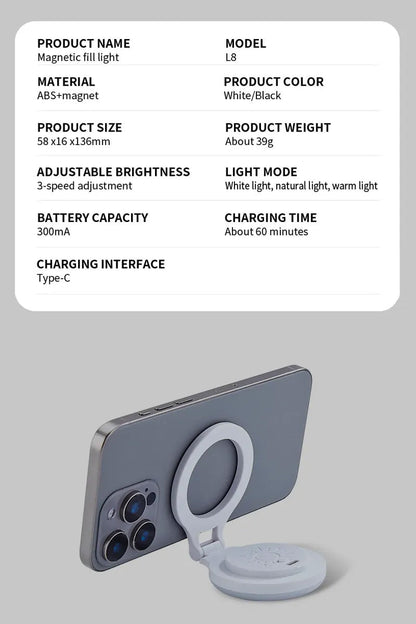 Magnetisches Handy-Fülllicht