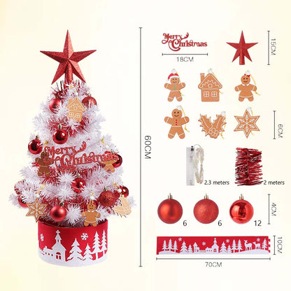 💥 48% VOR-WEIHNACHTS-AKTION! 🎁 | DIY Mini Baum (60 cm) 🎄 | LED & In vielen Farben erhältlich ✨