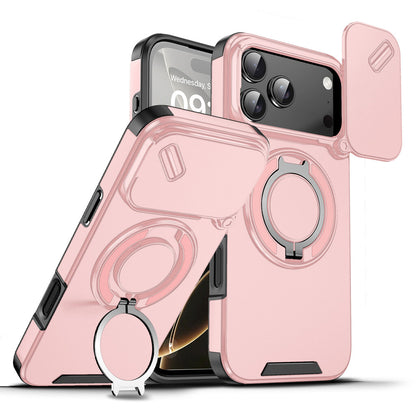 🍎🔄 iPhone Panzerhülle: Mit 360° Stativ-Ring & Schiebbarer Kamera-Abdeckung 📸