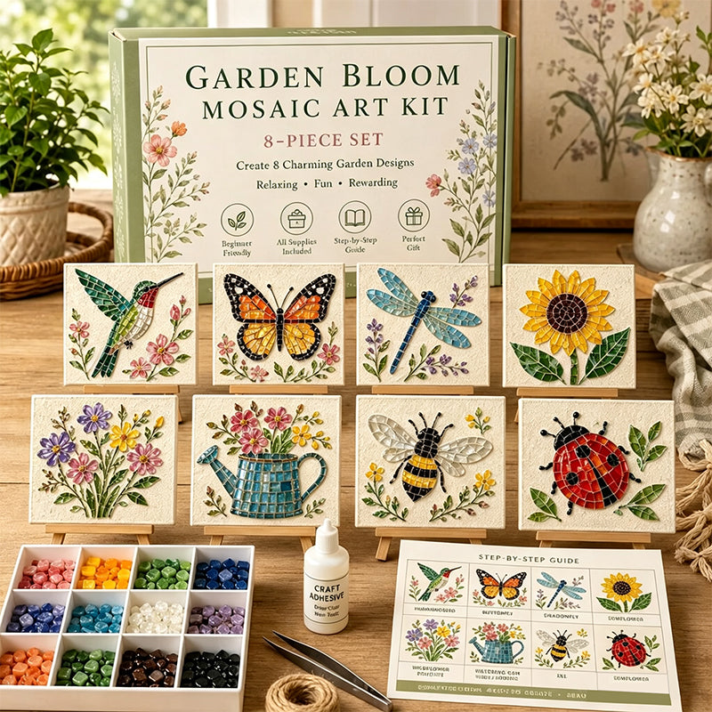 🌻🏡 Erschaffe dein Meisterwerk: DIY Gießkannen-Mosaik Art ✨