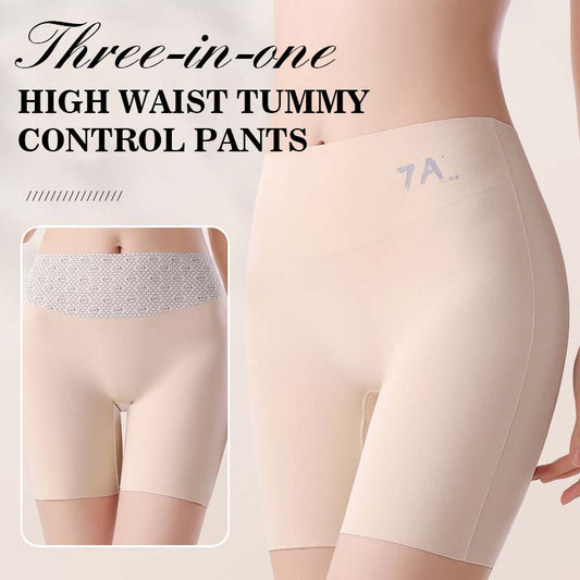 Drei-in-eins-Hose mit hoher Taille und Bauchweg-Effekt
