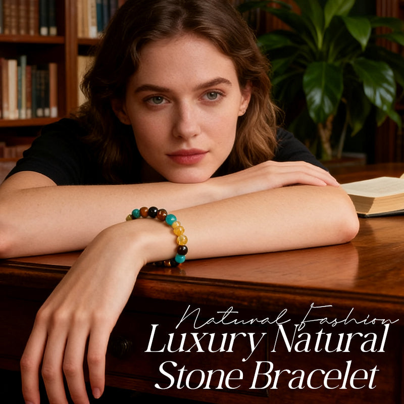 🎁 Handgemachtes Naturstein Armband – Energie, Schutz & Balance (Geschenkidee) 🌿