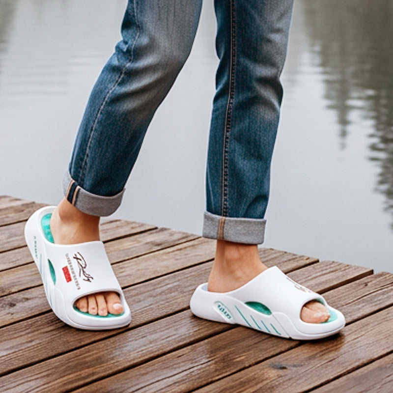 🥳 SOMMER-HITANGEBOT 🥳 💞 50.000+ VERKAUFT! 💥 49% RABATT! 🔥 Wolken-Slipper für Herren – Rutschfest & Dicke Sohle