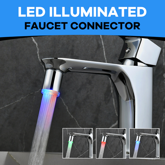 LED Wasserhahn-Aufsatz: Ohne Batterien ✨ Temperatur-Sensor & Farbwechsel – Komfort für Bad & Küche