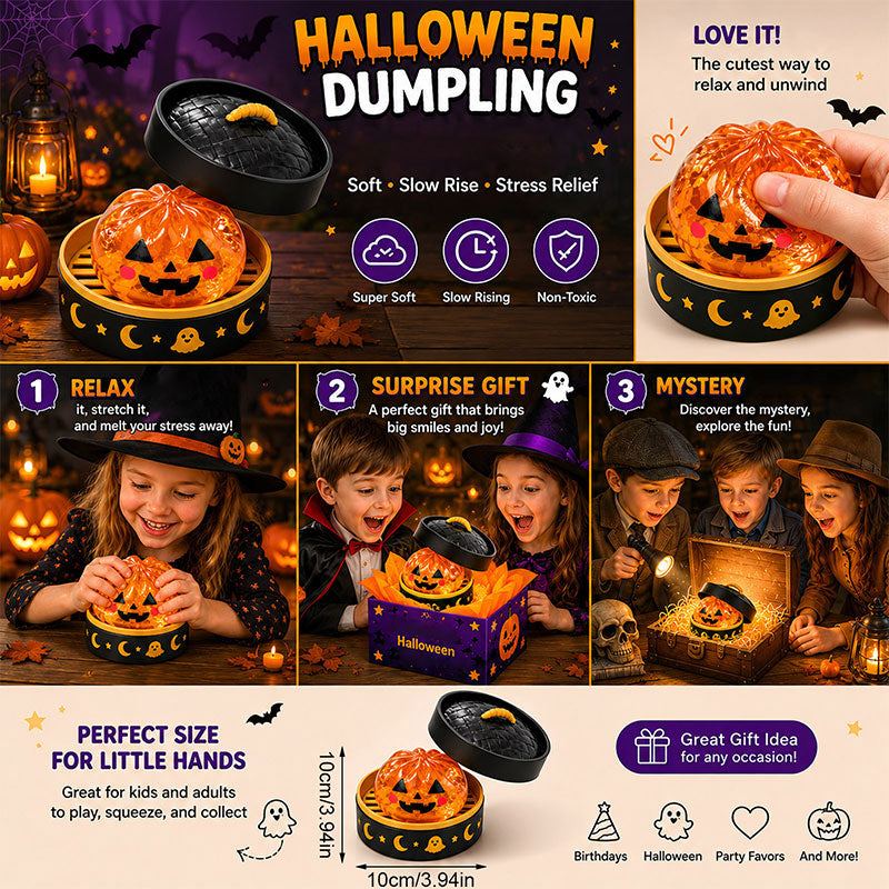 👻 Premium Halloween Knautschspielzeug — Wunschmodell wählen (Keine Blindbox)! 👁️