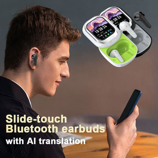 🎧Slide-Touch-Bluetooth-Headset mit KI-Übersetzung