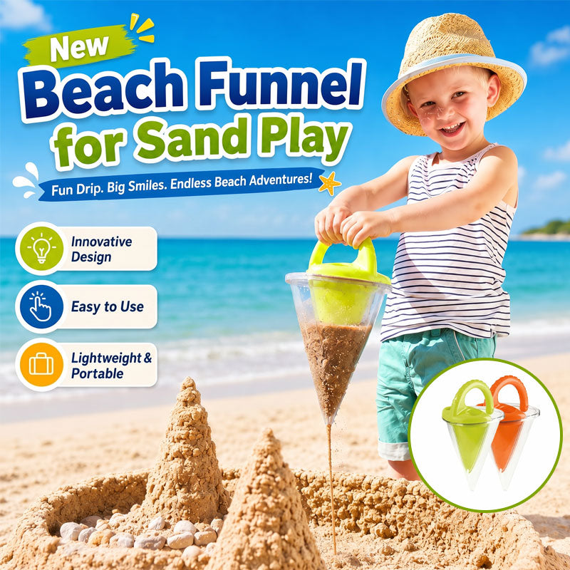 🏖️ Magischer Strandtrichter: Das Perfekte Outdoor-Kreativspielzeug!