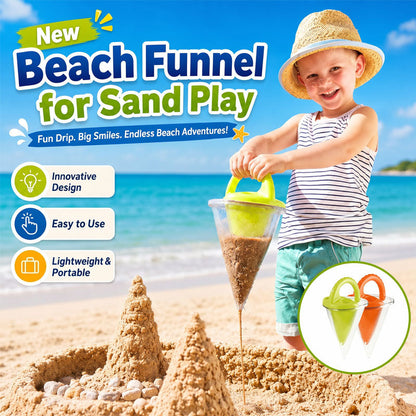 🏖️ Magischer Strandtrichter: Das Perfekte Outdoor-Kreativspielzeug!