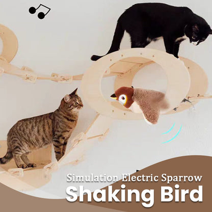 Simulation Elektro-Sperling Schüttelvogel