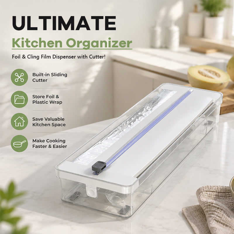 ✂️ Schluss mit verknitterter Folie! Smarter Folien-Dispenser mit Klinge 🍳