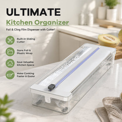 ✂️ Schluss mit verknitterter Folie! Smarter Folien-Dispenser mit Klinge 🍳
