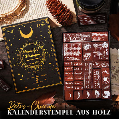 ✨ Holz Kalender Notizbuch Stempel - Die ultimative personalisierte und einfache Methode