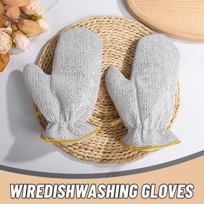 Drahtgeschirrspülhandschuhe (verbrühungshemmend und wärmeisolierend)