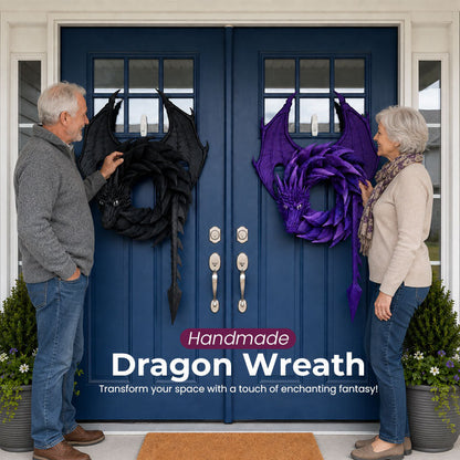 🔮 Handgefertigter Mystischer Drachenkranz — Verwandle Deine Wand In Magie! 🐉✨
