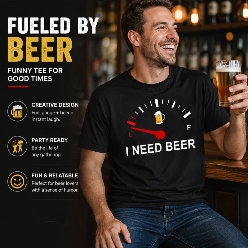 🍻 Akku leer? Zeit für ein kühles Blondes! Das ultimative Feierabend T-Shirt ⛽