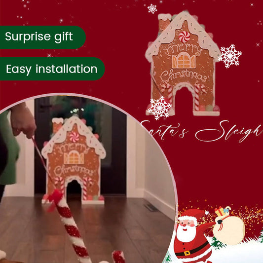 ⛳ Weihnachts-Familienspiel 🎁 | Lebkuchenhaus Golf-Set & Zuckerstange ✨